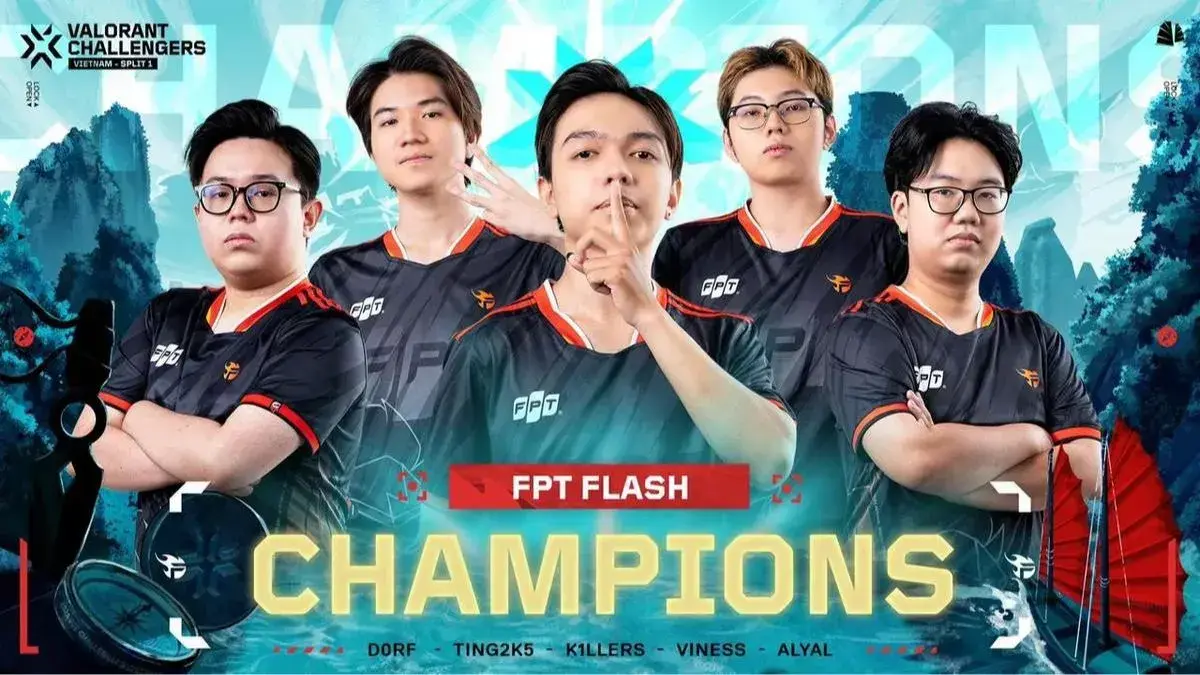 FPT Flash become the new champion of VALORANT Vietnam