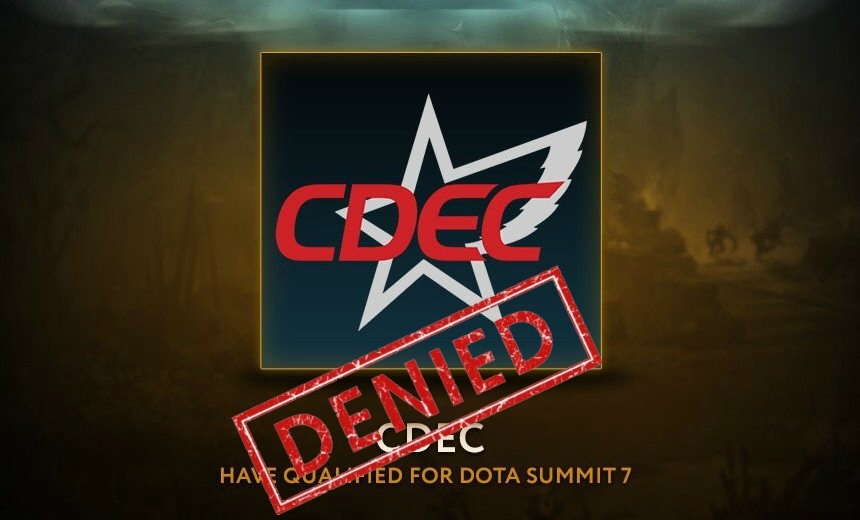 CDEC Gaming are the next victims of VISA issues – Dota Summit 7