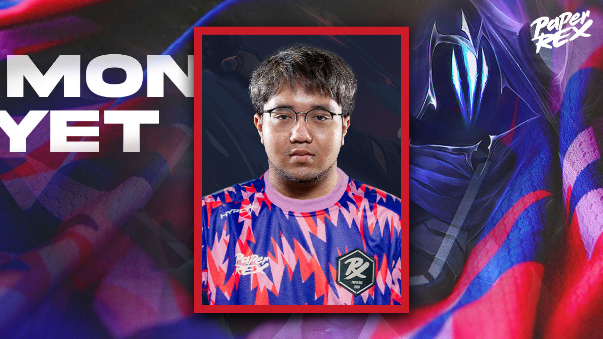 Paper Rex announced the signing of Monyet ahead of the VCT 2024 season