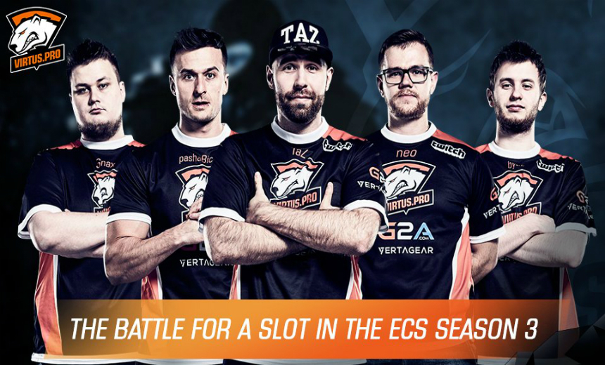 ECS Season 3 - Virtus.pro secure  placement