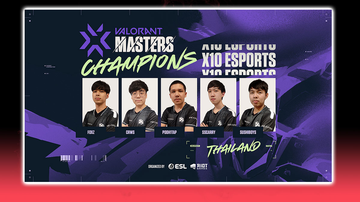 VCT Masters SEA - X10 Esports wins the first VCT Masters for South East Asia