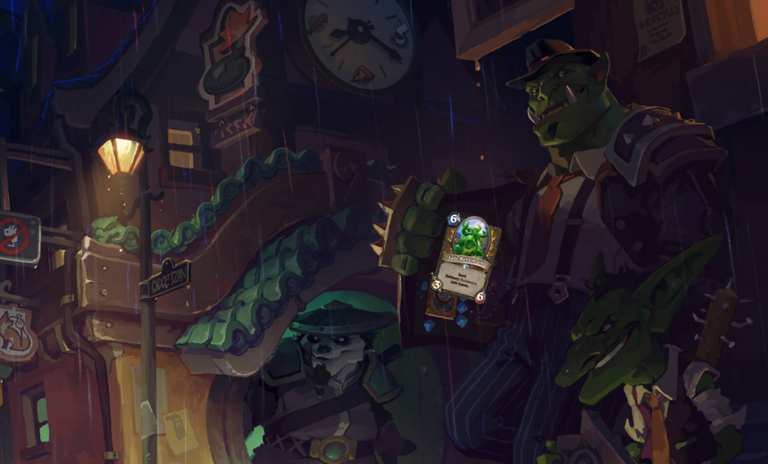 Gadgetzan's Mean Streets somehow managed to hide a huge, green elephant