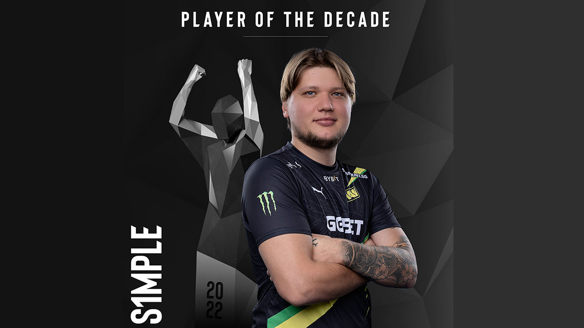 S1mple crowned as ESL Player of the Decade